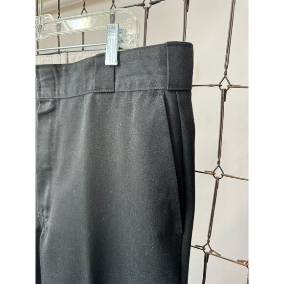Dickies Mens Classic Black Work Pants 36x29 65% Polyester 35% Cotton Durable Mad - Picture 8 of 16